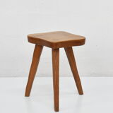 Rustic tripod vintage stool