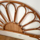 Vintage 1970s rattan and cane headboard for a double bed.