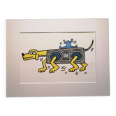 Illustration by Keith Haring - 'Animals' series - 3/12