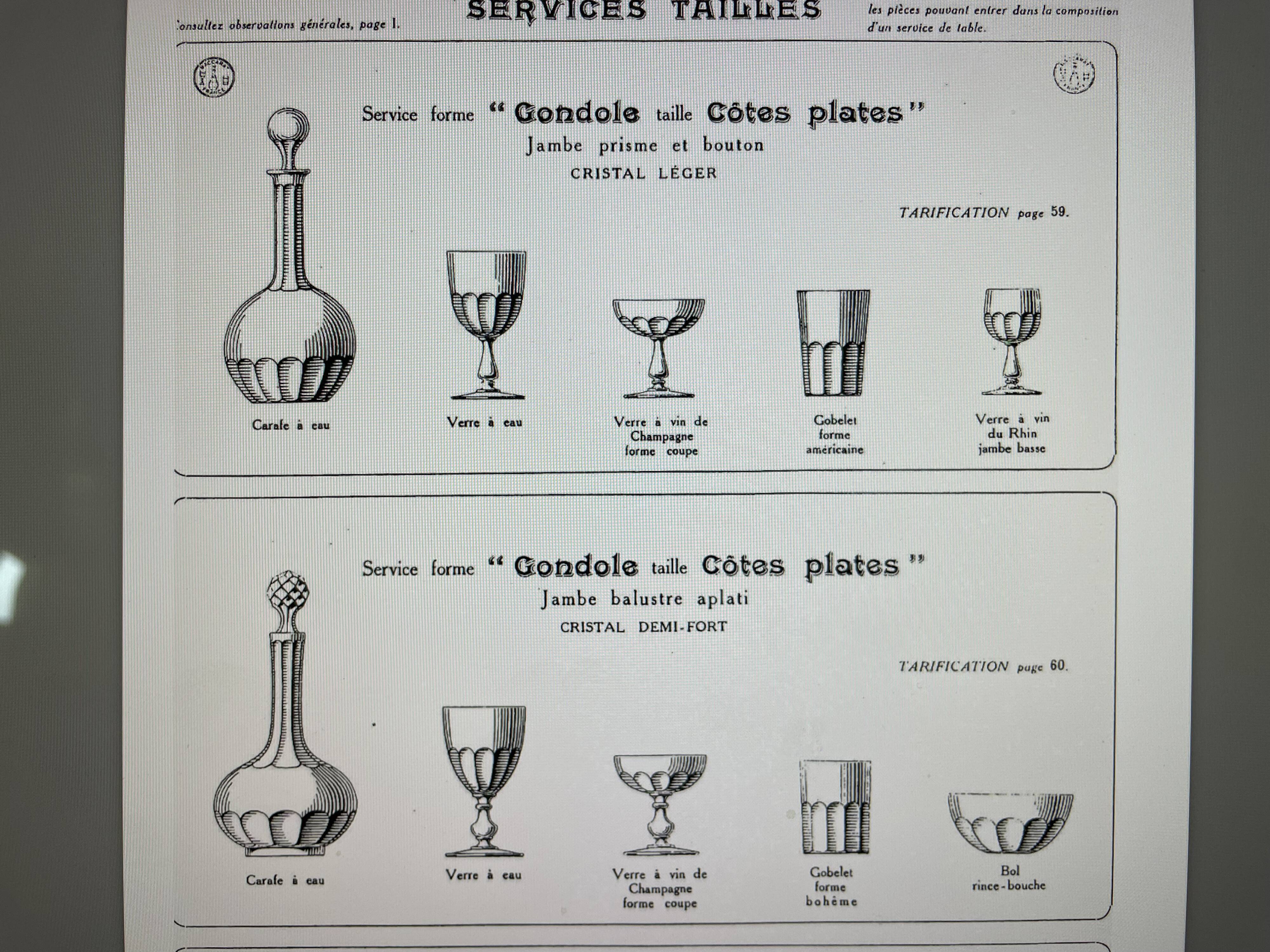 Baccarat liqueur carafe