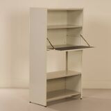 GISPEN 5600 SECRETAIRE BY A. R. CORDEMEYER, 1950S | SINGLE-PIECE IN GRAY, WHITE AND CREAM
