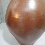 Large iridescent stoneware vase