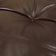 Ligne Roset Marsala - fauteuil and ottman - brown leather