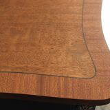 Restored antique console – Haussmannian elegance & velvet finish