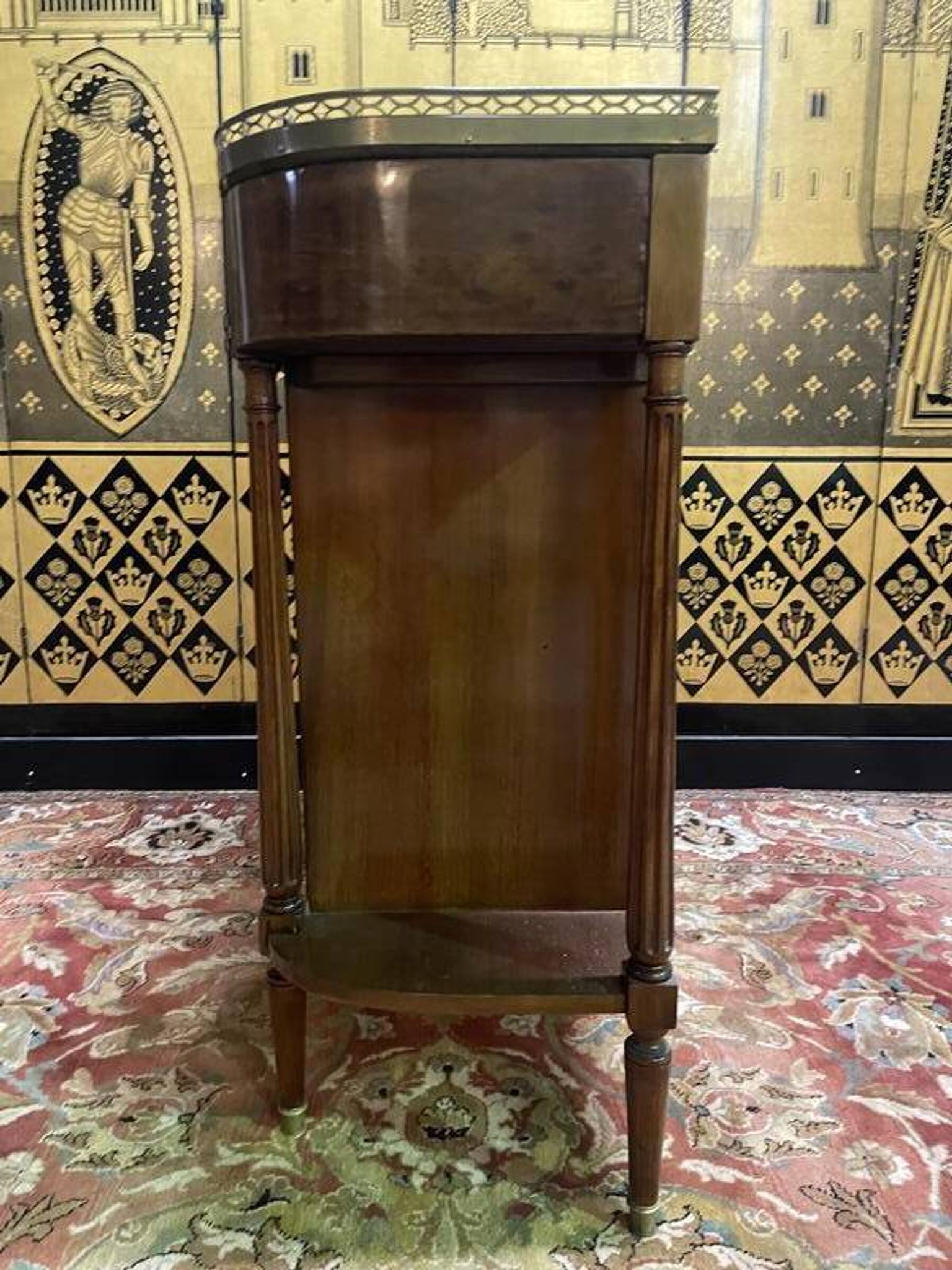 Louis XVI style mahogany entrance console