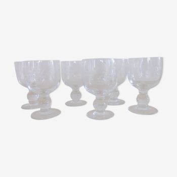 6 verres a vin ancien