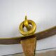 Brass mirror, Italy mid-20th century