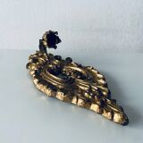Gold wall candle holder