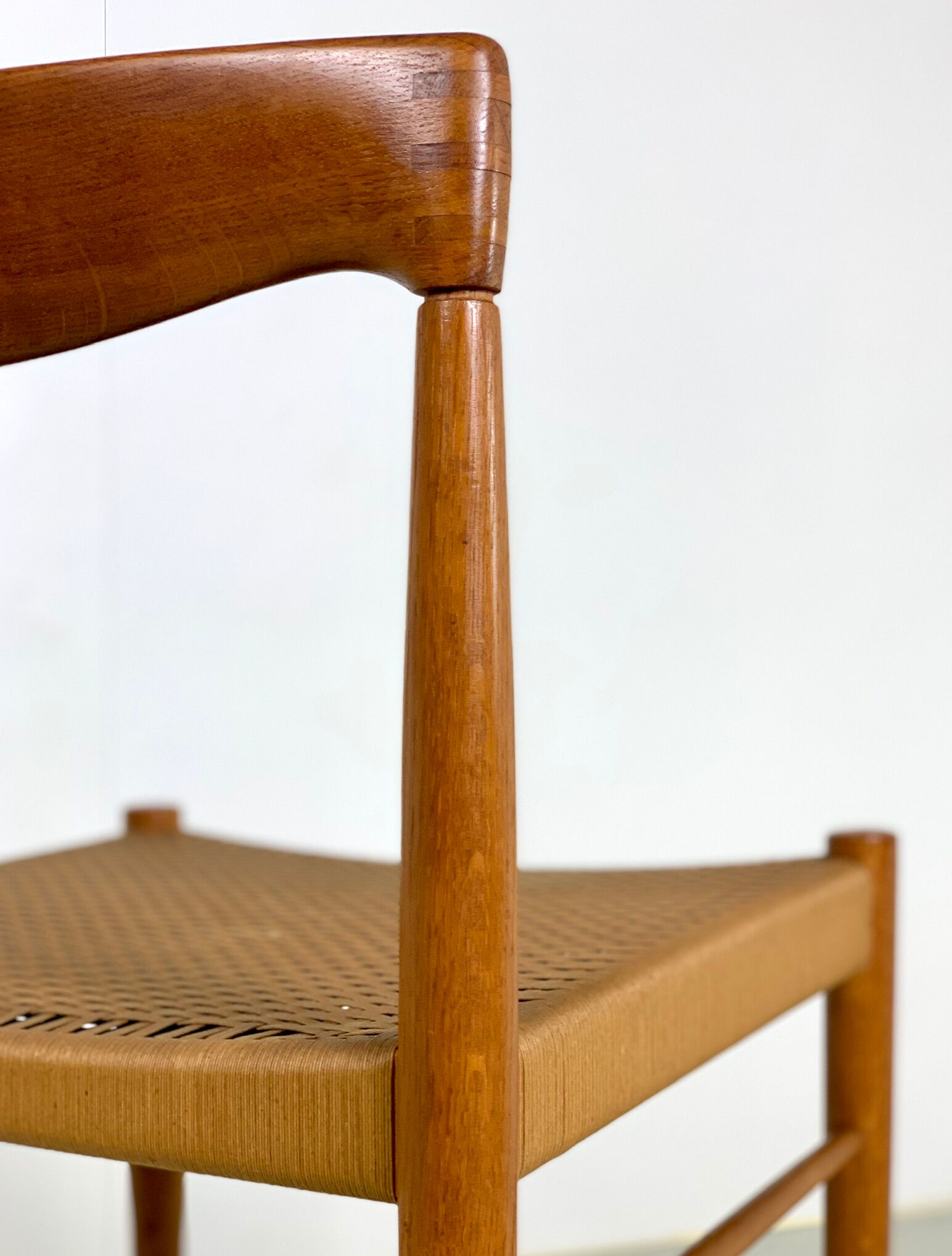 Danish midcentury teak dining set by H. W. Klein for Bramin, 1960s