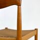Danish midcentury teak dining set by H. W. Klein for Bramin, 1960s