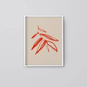 Botanical illustration giclee print, 50x70