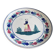 Assiette plate Henriot Quimper motif bretonne