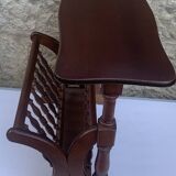 Wooden magazine rack end table