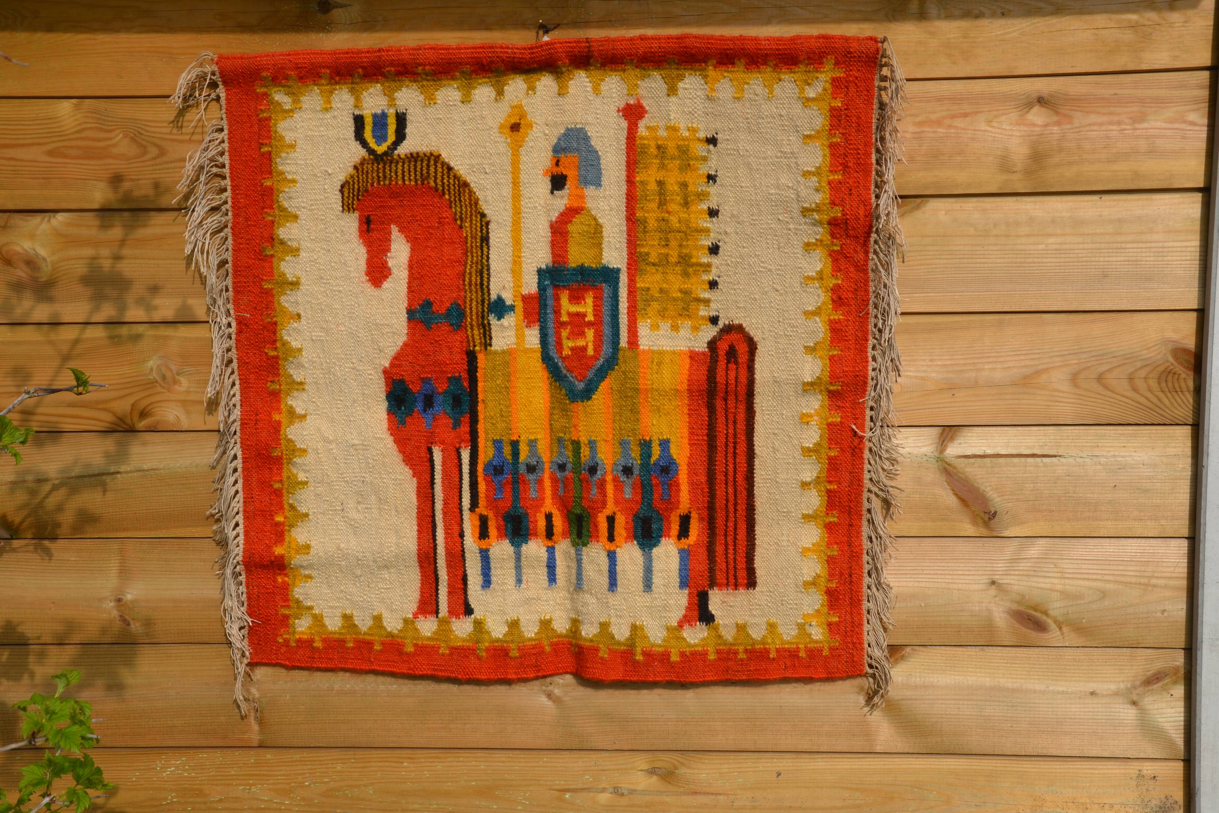 Kilim tapestry by Polish designer M. Domanska 1971