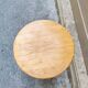 Vintage curved wooden stool
