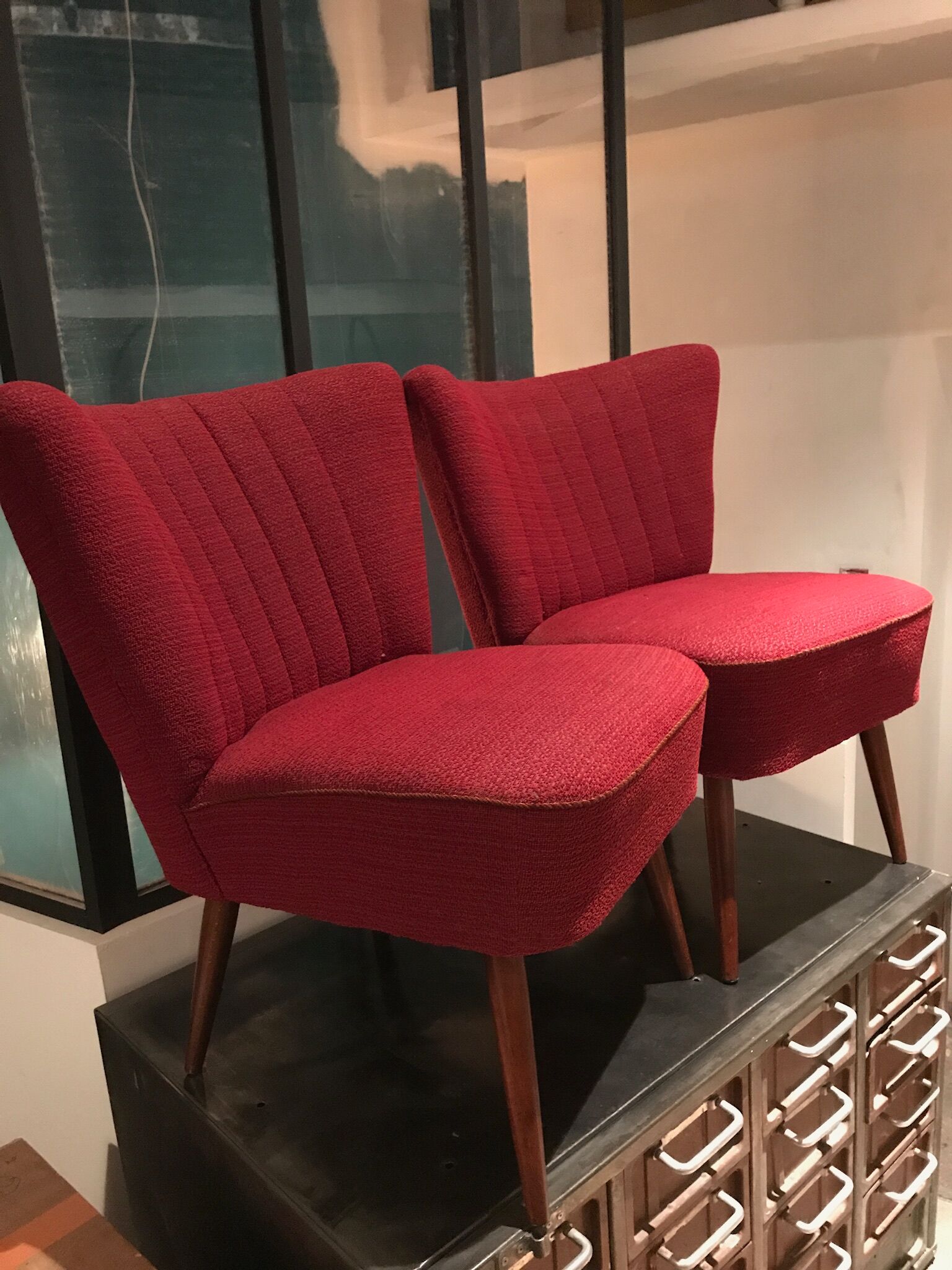 Pair of armchairs cocktail