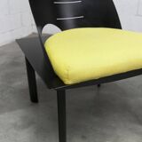 Set of 2 armchairs and coffee table designed by Patrice Bonneau, Genexco edition, 19