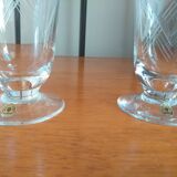 Sèvres crystal water glass duo