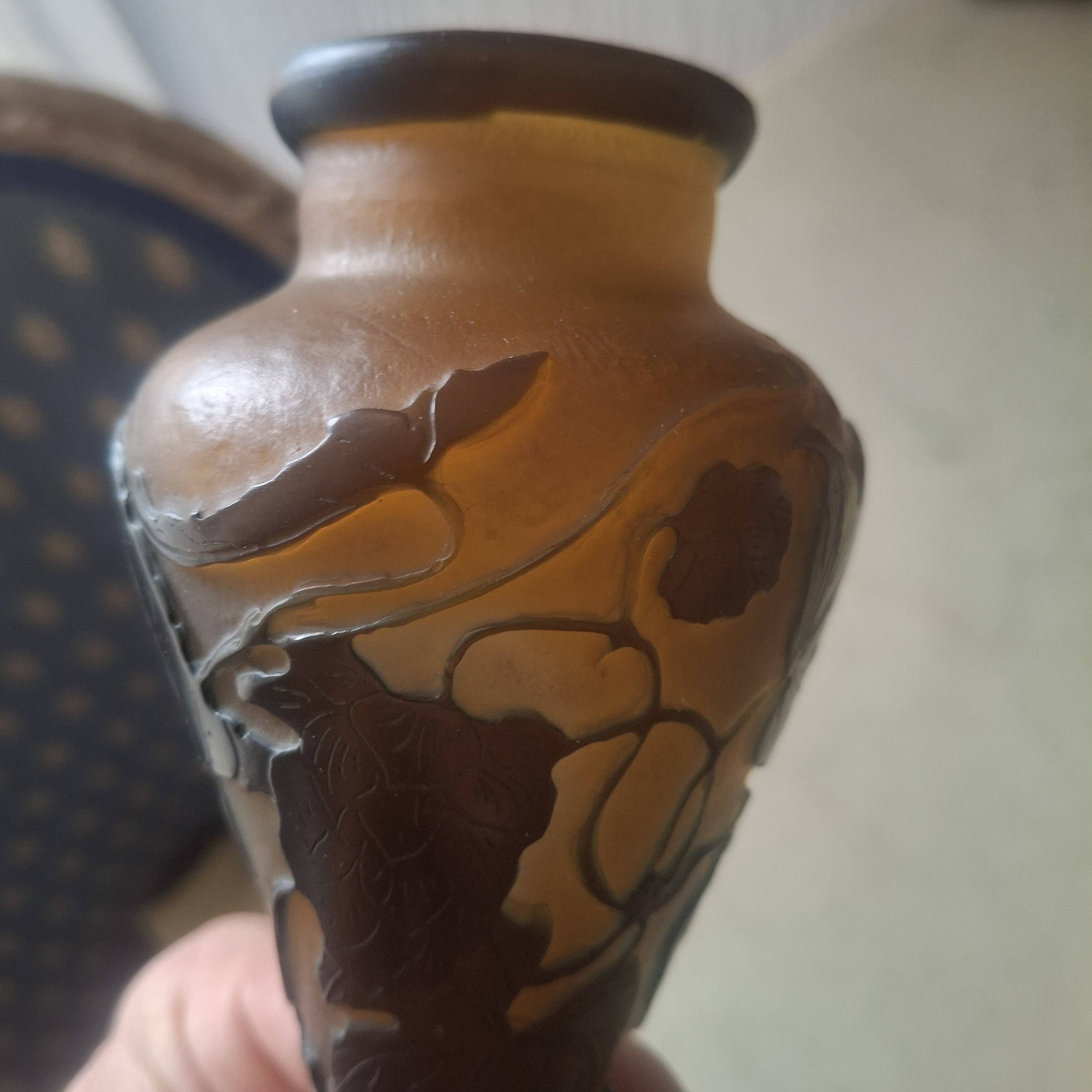 Vase galle art deco.