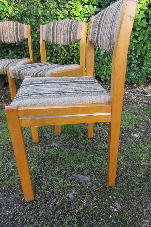 Set of 6 Scandinavian chairs from the 60s