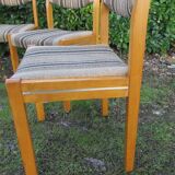 Set of 6 Scandinavian chairs from the 60s