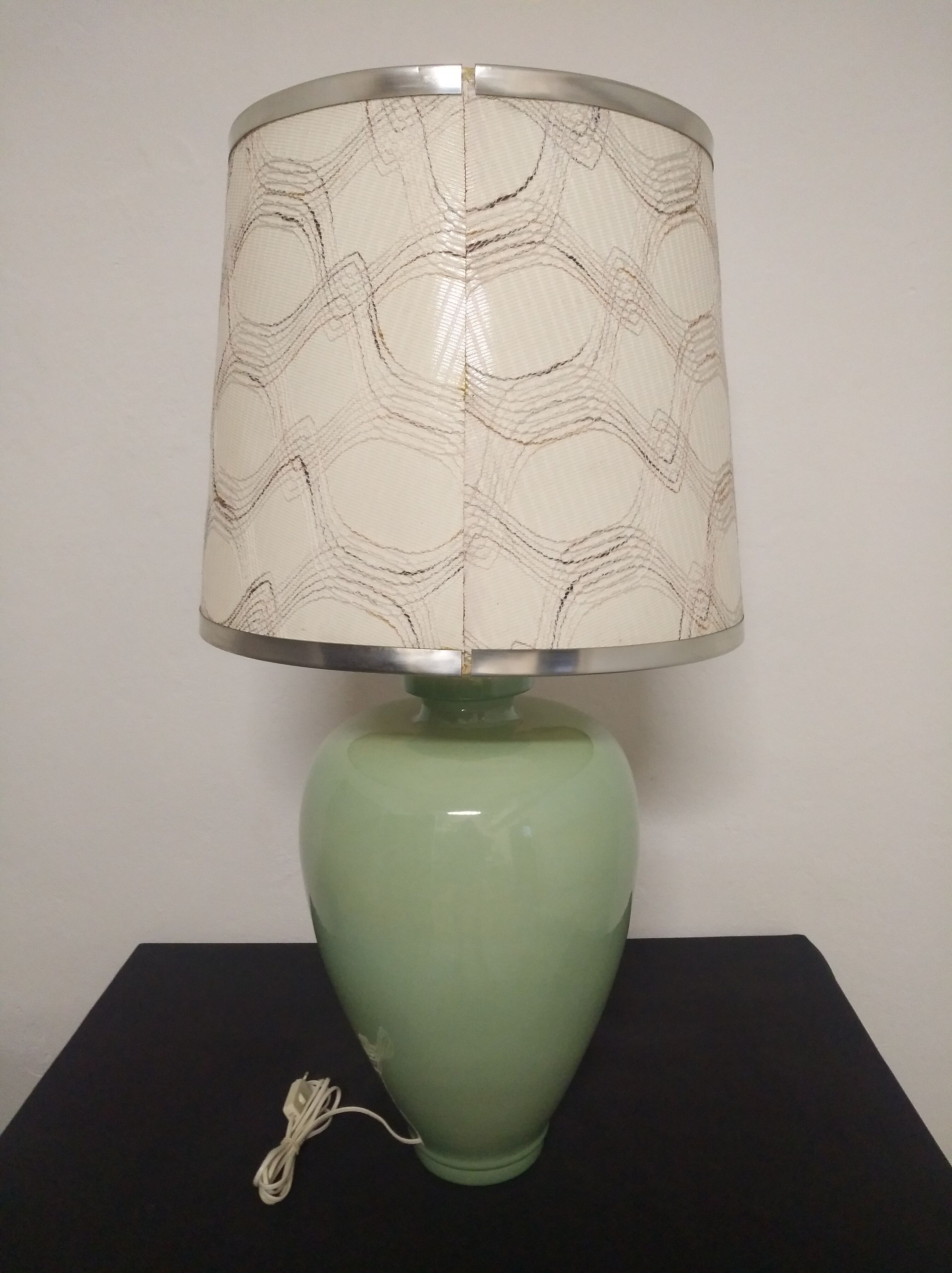 Charolles earthenware lamp from the 70s/80s