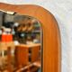Vintage Rectangular Mirror, Teak, Sweden 1960's