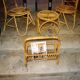 VINTAGE BAMBOO LIVING ROOM SET  1960s