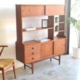 Teak bookcase * 135 cm