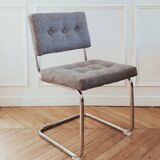 Fauteuil de bureau vintage rénové, Cantilever au pied luge