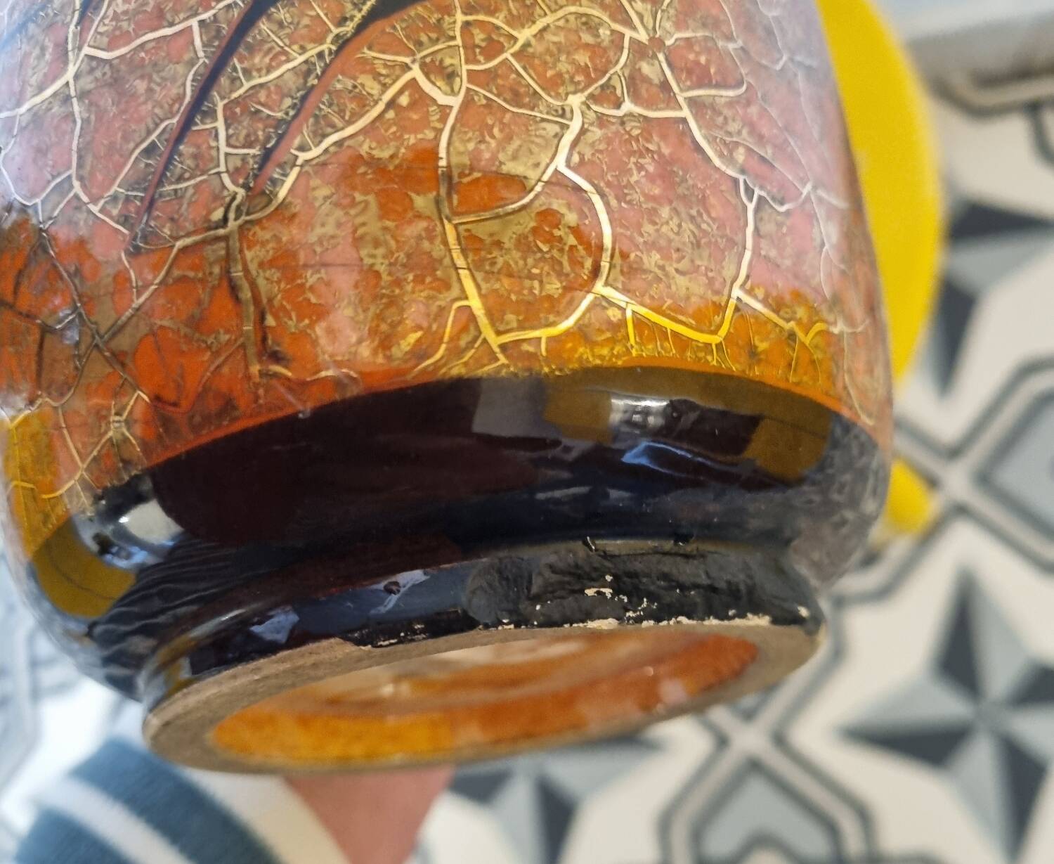 J.Mayodon ceramic vase, 27cm