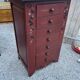 High chest of drawers chalet style