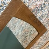 Oak mirror