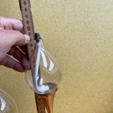 3 oil lamps Freddie Andersen "Clear Drop"