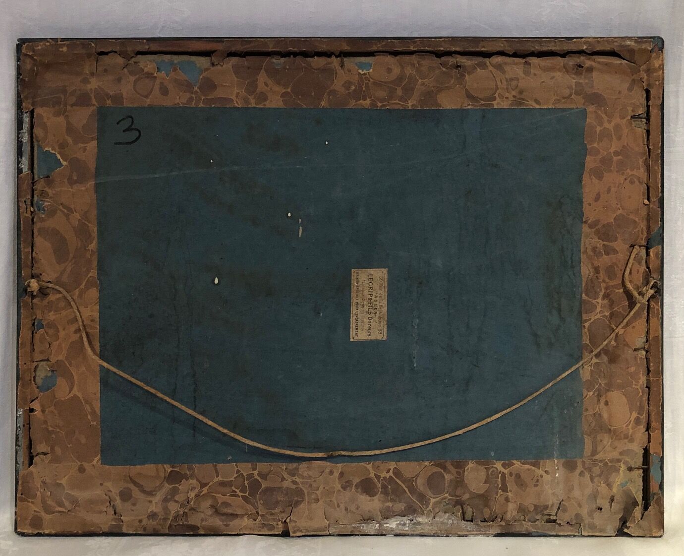 "Landscape of the Norman bocage ", watercolour framed and signed, early 20th century