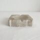 Vintage alabaster square ashtray