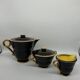 teapot, milk jug, sugar bowl set from Salins