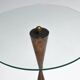 Conical Copper Side Table, France, 1970s