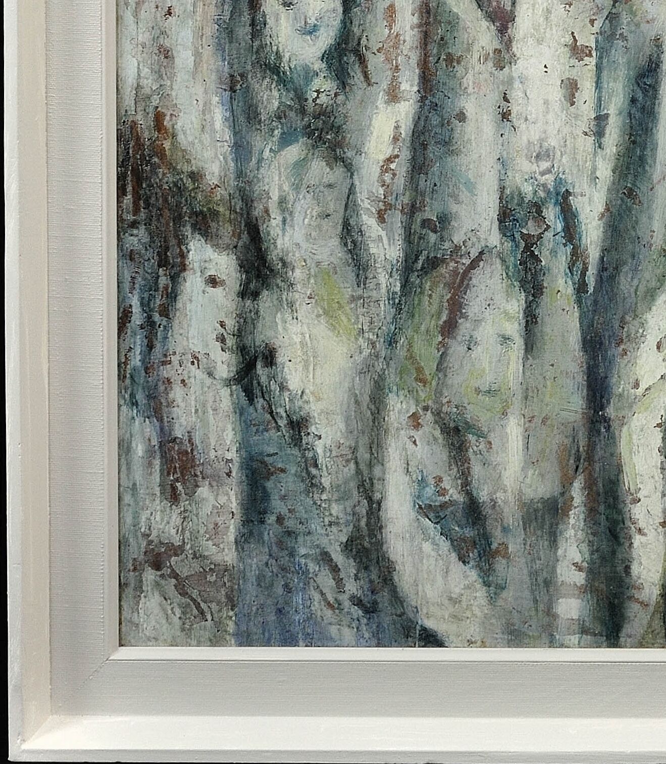 "Enigma" oil on board framed by Meryl watts