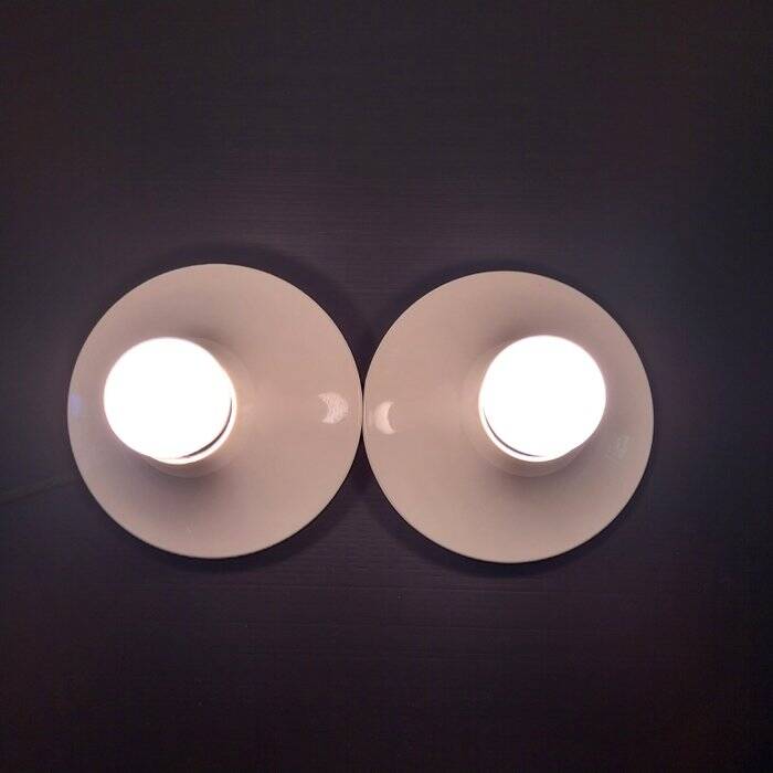 Pair of "Teti" wall lights Vico Magistretti, Artemide
