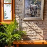 Corsican horses - Oil on canvas - Tony Cardella (1898 - 1976).