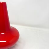 Vase rouge en opaline Empoli