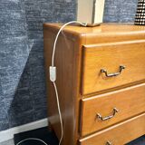 Vintage compass foot chest of drawers