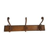 Porte manteau vintage 3 patères 54cm