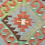Light Blue & Green Tribal Kilim Rug, 181x315Cm