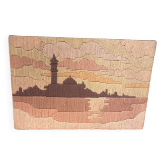 Vintage wool tapestry