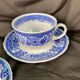 Villeroy and Boch Burgenland head to head breakfast cups blue