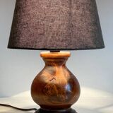 Solid wood vintage country style lamp