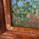 Pair of signed “garden” paintings from 1989