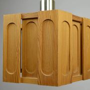 Suspension en pin architectural hexagonal, Suède, années 1970